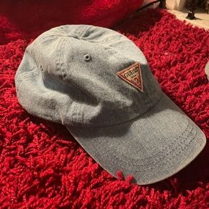 COPY - denim Guess brand baseball cap